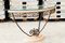 Console Table in Patinated Iron and Crystal 7