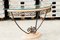 Console Table in Patinated Iron and Crystal, Image 7