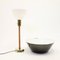 Senator Table Lamp in Brass and Leather by Lisa Johansson-Pape for Orno, 1950s, Image 7