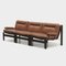 Mid-Century Element Sofa in Brown Leather, 1960s, Image 6