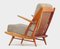 Vintage Armchair in Fruitwood by B. Sprij Vlaardingen, 1950s 2