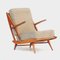 Vintage Armchair in Fruitwood by B. Sprij Vlaardingen, 1950s 7