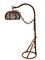 Lámpara de pie italiana de bambú y ratán, años 60, Imagen 2