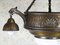 Antique Brass Ceiling Lamp, 1900s 2