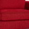 Red Fabric Two-Seater Cocoon Couch by Willi Schillig 3