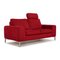 Red Fabric Two-Seater Cocoon Couch by Willi Schillig 7