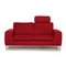 Red Fabric Two-Seater Cocoon Couch by Willi Schillig 1