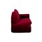 Red Velvet Two-Seater Couch by Bretz Gaudi 7