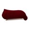 Red Velvet Two-Seater Couch by Bretz Gaudi 8