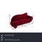 Red Velvet Two-Seater Couch by Bretz Gaudi, Image 2