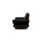 Black Leather Two Seater Rossini Couch with Function from Koinor 10