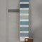 Taburete 1600 de cuero gris azul de Rolf Benz, Imagen 4
