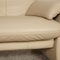 Cream Leather Laauser Armchair 4