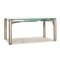 Glass Silver Dining Table with Function by Ronald Schmitt, Image 1
