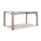 Glass Silver Dining Table with Function by Ronald Schmitt 4