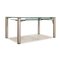 Glass Silver Dining Table with Function by Ronald Schmitt, Image 4