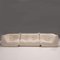 Togo Boucle Modular Sofa in White by Michel Ducaroy for Ligne Roset, Set of 5 2