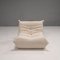 Togo Boucle Modular Sofa in White by Michel Ducaroy for Ligne Roset, Set of 5, Image 4