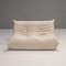 Togo Boucle Modular Sofa in White by Michel Ducaroy for Ligne Roset, Set of 5, Image 9