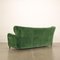 Sofá vintage verde, años 50, Imagen 8
