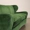 Sofá vintage verde, años 50, Imagen 3