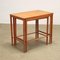 Nesting Tables in Teak Veneer, Set of 3 3