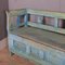 Large Austrian Painted Bench with Storage 6