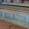 Large Austrian Painted Bench with Storage 4