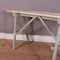 Small French Scrubbed Trestle Table, Image 3