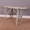 Small French Scrubbed Trestle Table, Image 1