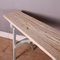 Small French Scrubbed Trestle Table, Image 5