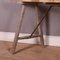 French Scrubbed Trestle Table, Image 3