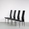 Italian Dining Chairs by Giancarlo Vegni for Fasem, 1980s, Set of 4 1
