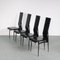 Italian Dining Chairs by Giancarlo Vegni for Fasem, 1980s, Set of 4 2