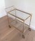 Brass Serving Trolley, 1940s, Image 1