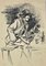 Georges Gobo, retrato, dibujo original en tinta china, 1903, Imagen 1