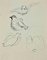 Lucien Coutaud, Oiseaux, Dessin Original, Milieu du 20ème Siècle 1