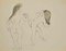 Lucien Coutaud, mujeres, dibujo a tinta china, mediados del siglo XX, Imagen 1