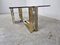 Table Basse Vintage en Laiton et Chrome, 1970s 9