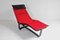 Mid-Century Reclining Chaise Lounge in Black Leather by Ingmar Relling, 1970s, Image 12