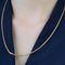 French 18 Karat Yellow Gold Thick Jaseron Mesh Chain, 1950s, Image 10