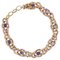 20th Century French Cabochon Sapphire 18 Karat Rose Gold Bracelet 1