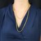 20th Century French Curb Mesh 18 Karat Yellow Gold Long Necklace 9