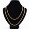 20th Century French Curb Mesh 18 Karat Yellow Gold Long Necklace 3
