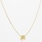 20th Century French Natural Pearl 18 Karat Yellow Gold Clover Shape Necklace 10