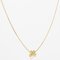 20th Century French Natural Pearl 18 Karat Yellow Gold Clover Shape Necklace, Image 10