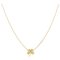 20th Century French Natural Pearl 18 Karat Yellow Gold Clover Shape Necklace 1