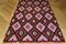 Vintage Kilim Geomtric Anatolian Rug in Red and Yellow, 1950 2
