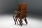 Mid-Century Modern French Rustic Woven Armchair in Leather and Bamboo, 1950s 20