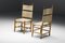 Italian Dining Chairs in Wood and Fabric by Afra & Tobia Scarpa for B&B Italia, 1970s, Image 7